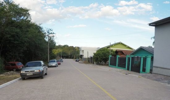 Pavimentação realizada no bairro Bom Fim na cidade de Feliz - RS