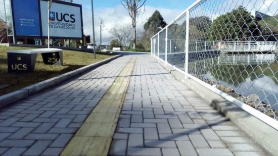 Pavimentação realizada na UCS