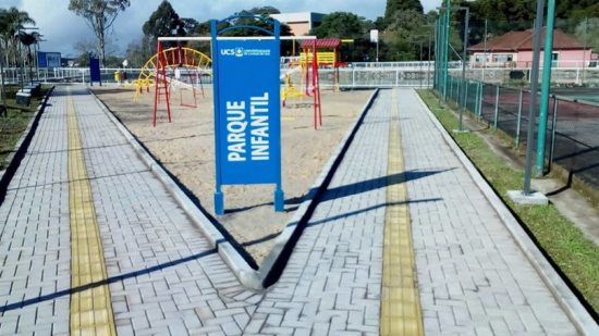 Pavimentação realizada na UCS