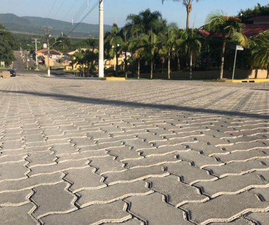 Obra realizada na avenida dos Canários na cidade de Bom Princípio - RS